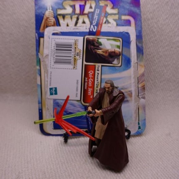 Star Wars 2002 Qui-Gon Jinn action figure - Picture 1 of 3